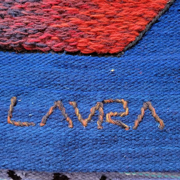 NEW Novica NatGeo Fair Trade Wool Tapestry "Peruvian Coast" Peru folk art - Picture 5 of 6